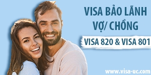 Thị thực bảo lãnh vợ/chồng nộp đơn bên trong Úc (visa 820, 801)